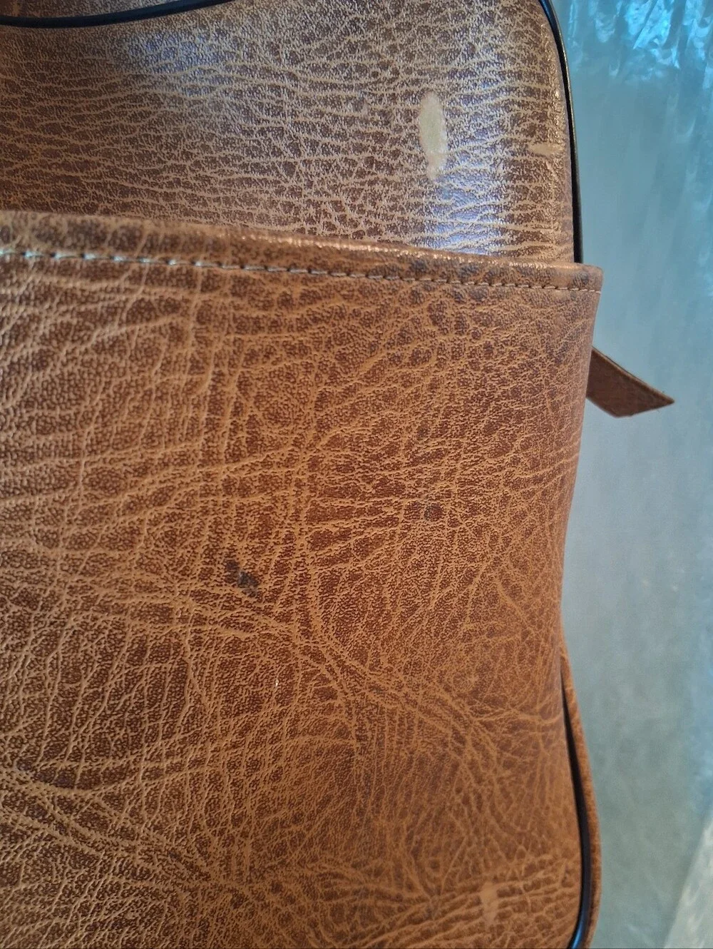 Three Star Men's Tan Shoulder Bag Preowned